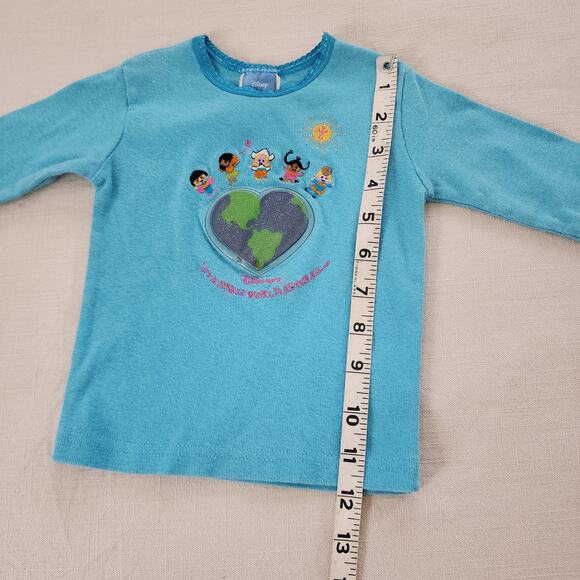 Y2k Small World Disney Long Sleeve 12 months - Picture 4 of 6